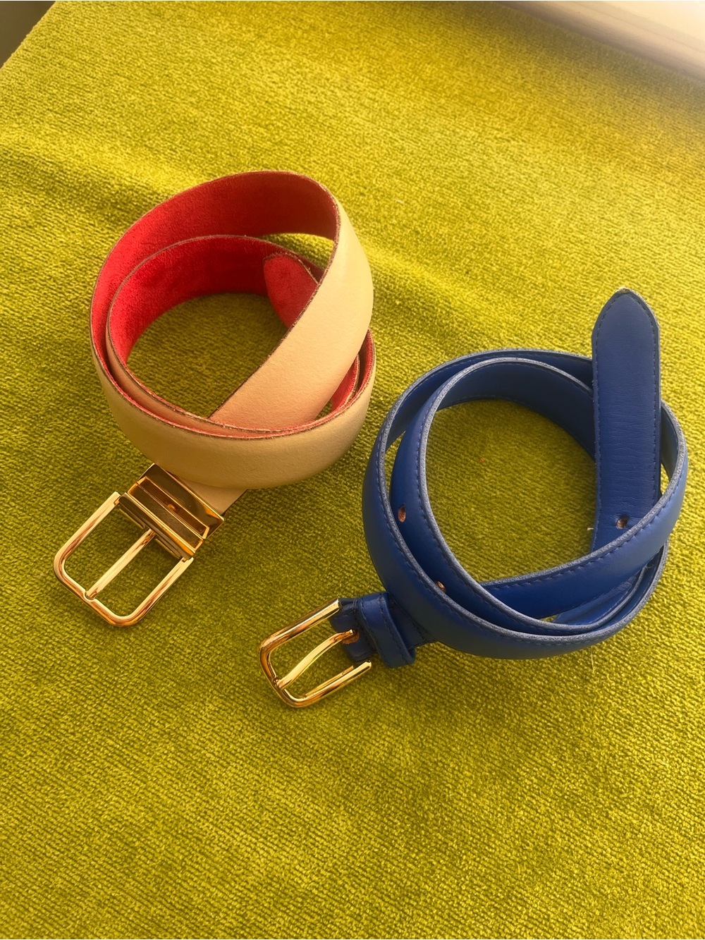 Lot of 2 American Apparel belts